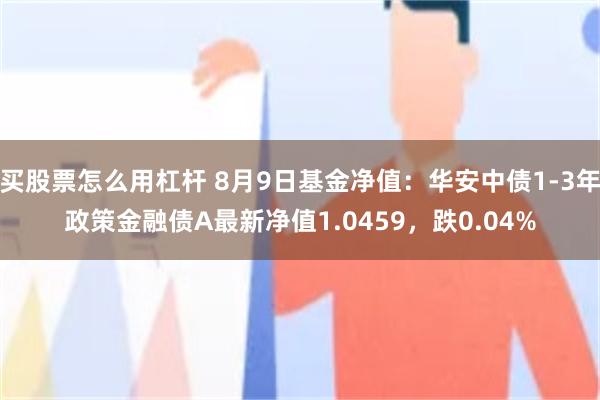 买股票怎么用杠杆 8月9日基金净值：华安中债1-3年政策金融债A最新净值1.0459，跌0.04%