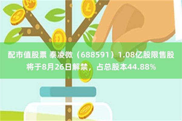 配市值股票 泰凌微（688591）1.08亿股限售股将于8月