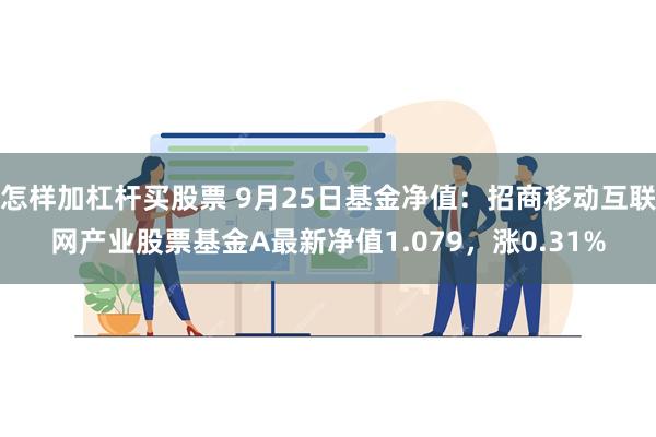 怎样加杠杆买股票 9月25日基金净值：招商移动互联网产业股票基金A最新净值1.079，涨0.31%