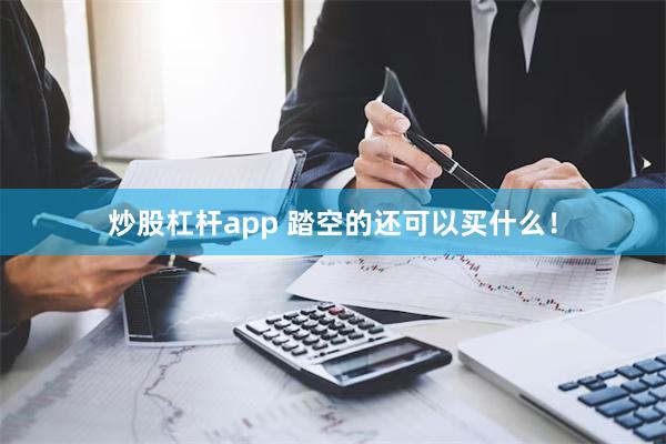 炒股杠杆app 踏空的还可以买什么！